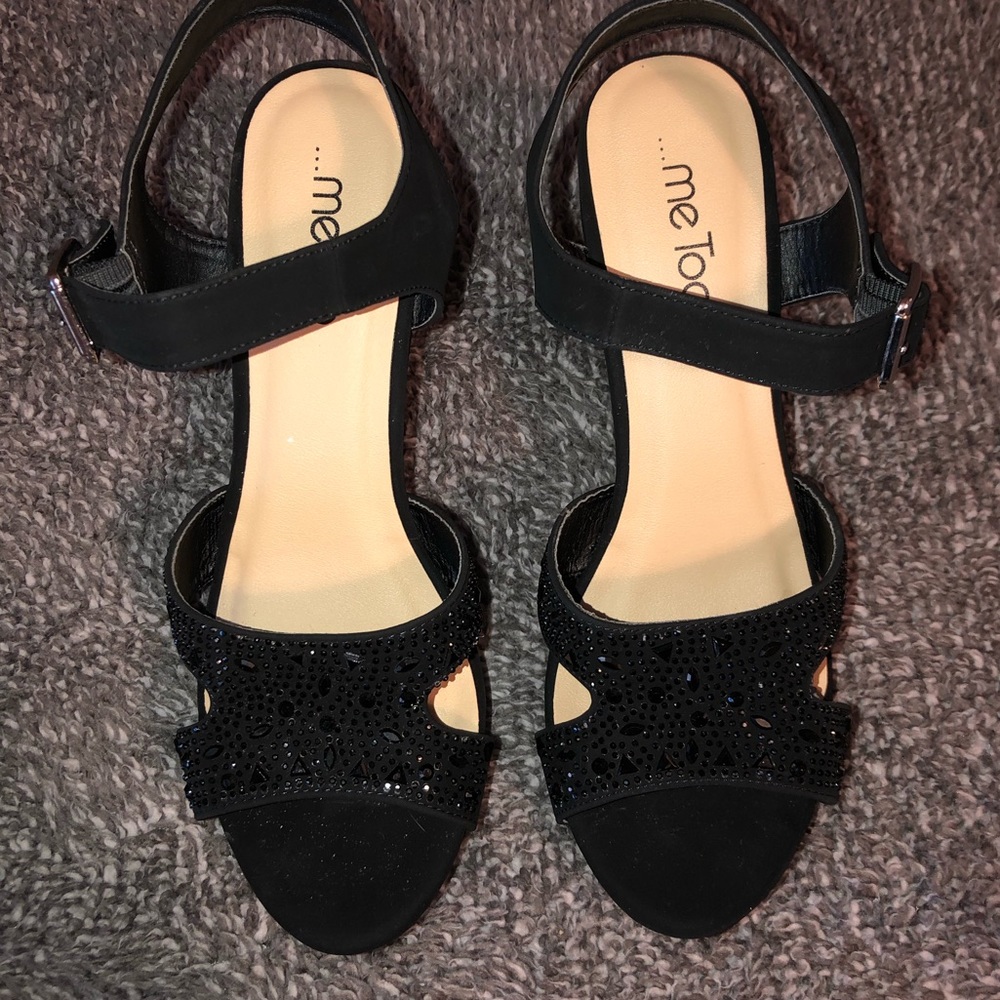 Black Dress Wedges